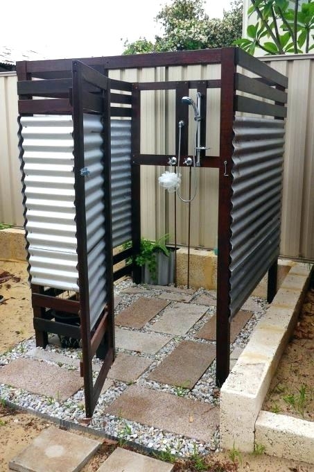 diy outdoor shower enclosure outdoor shower enclosure plans amazon com outdoor shower enclosure cedar house mount