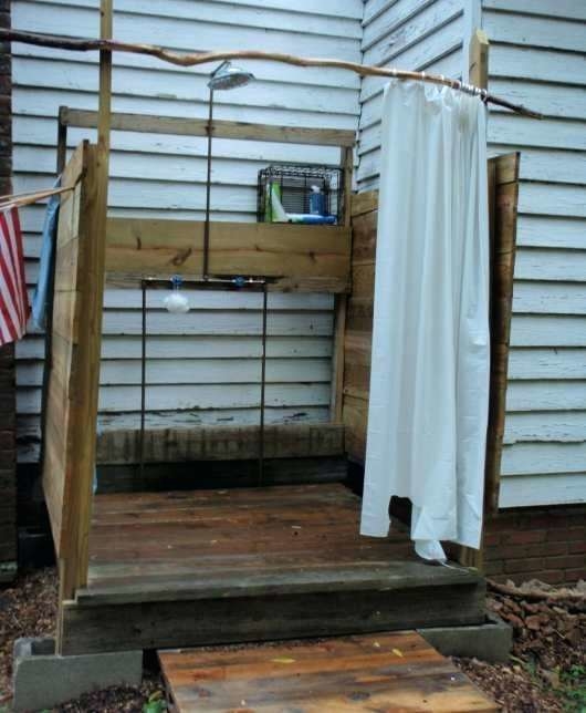 outdoor shower