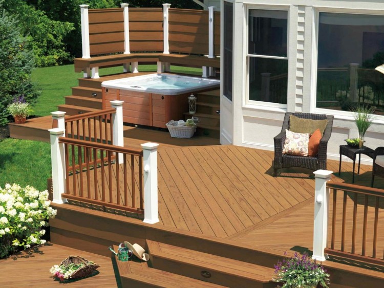 Floating decks are freestanding decks which can be located anyplace