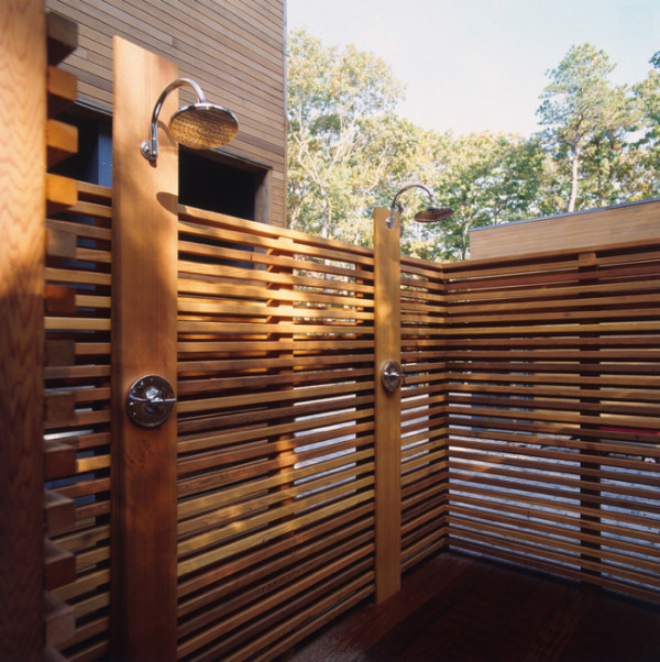 outdoor shower ideas enclosure