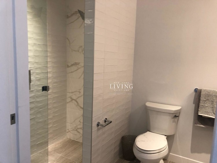 Bathroom at Yale at 6th luxury apartment homes in Houston, TX