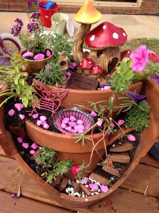 fairy garden pots fairy garden pots large broken pot into gardens creative use of broken pot