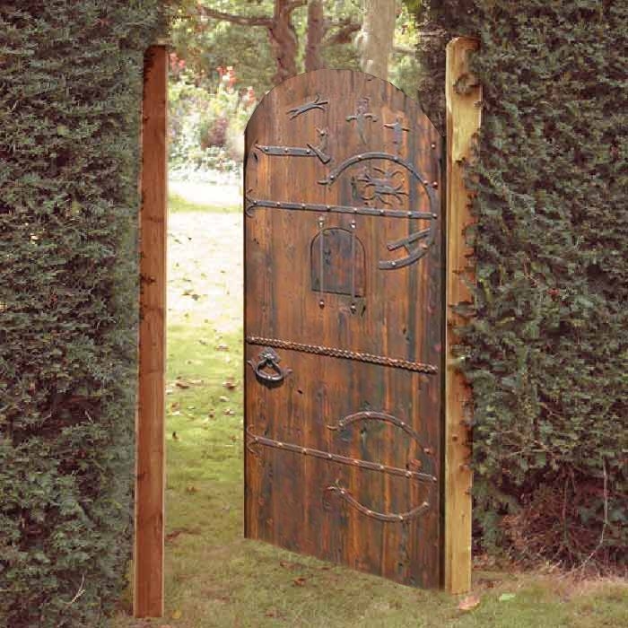 wrought iron garden gate